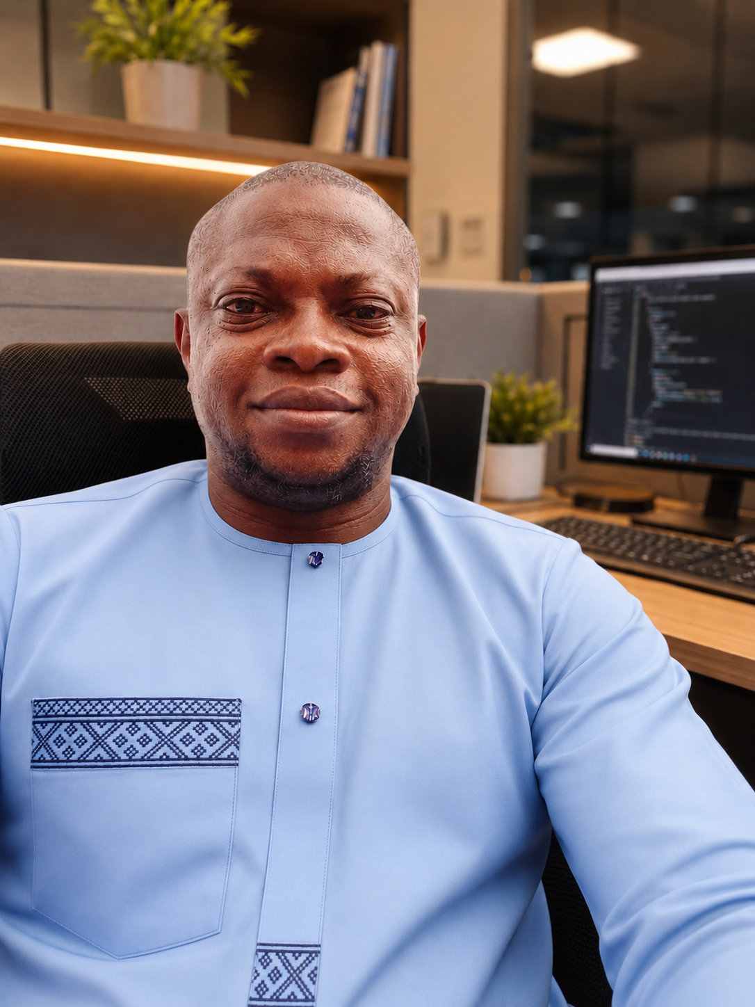 Portrait of Abubakar Oyerogba